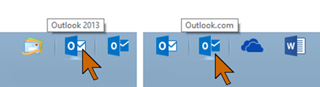 Outlook icons