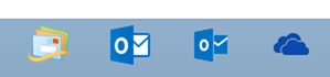 Taskbar icons
